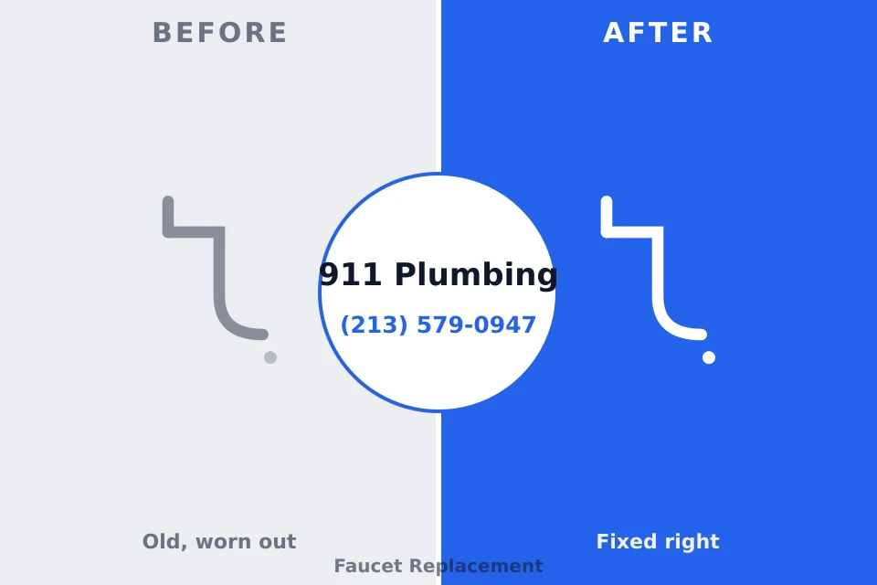 Before and after: plumbing repair Bigfoot, TX